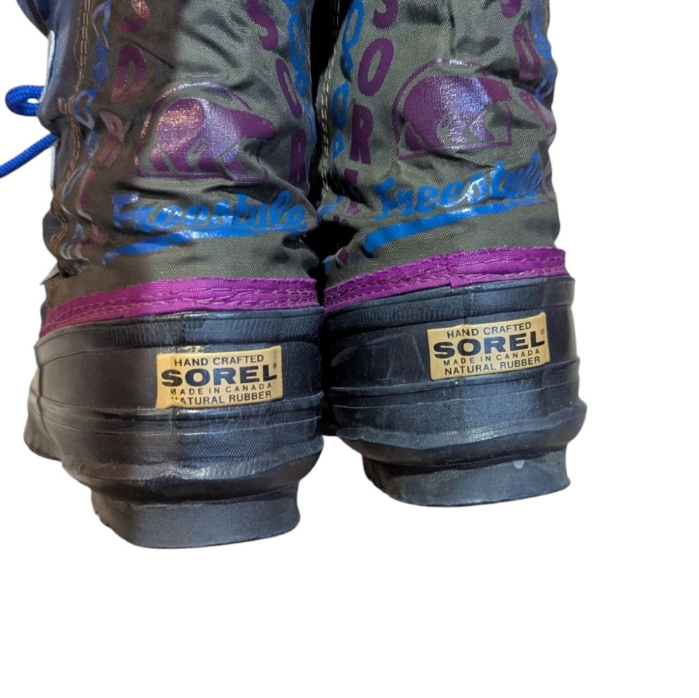 Sorel Freestyle Snow Boots Size 7 Vintage Retro Duck Boots - Picture 8 of 12